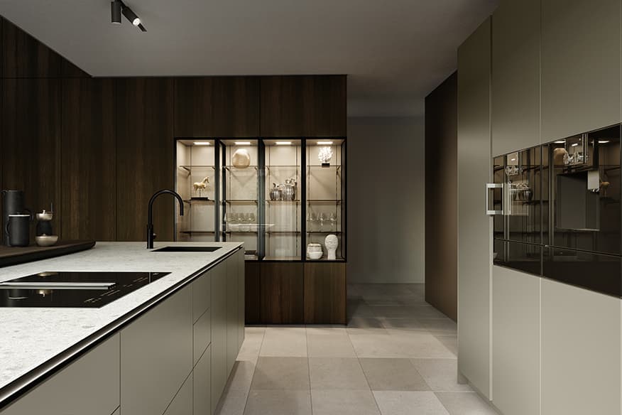 SieMatic-keuken-met-kookeiland-en-kastenwand-greige